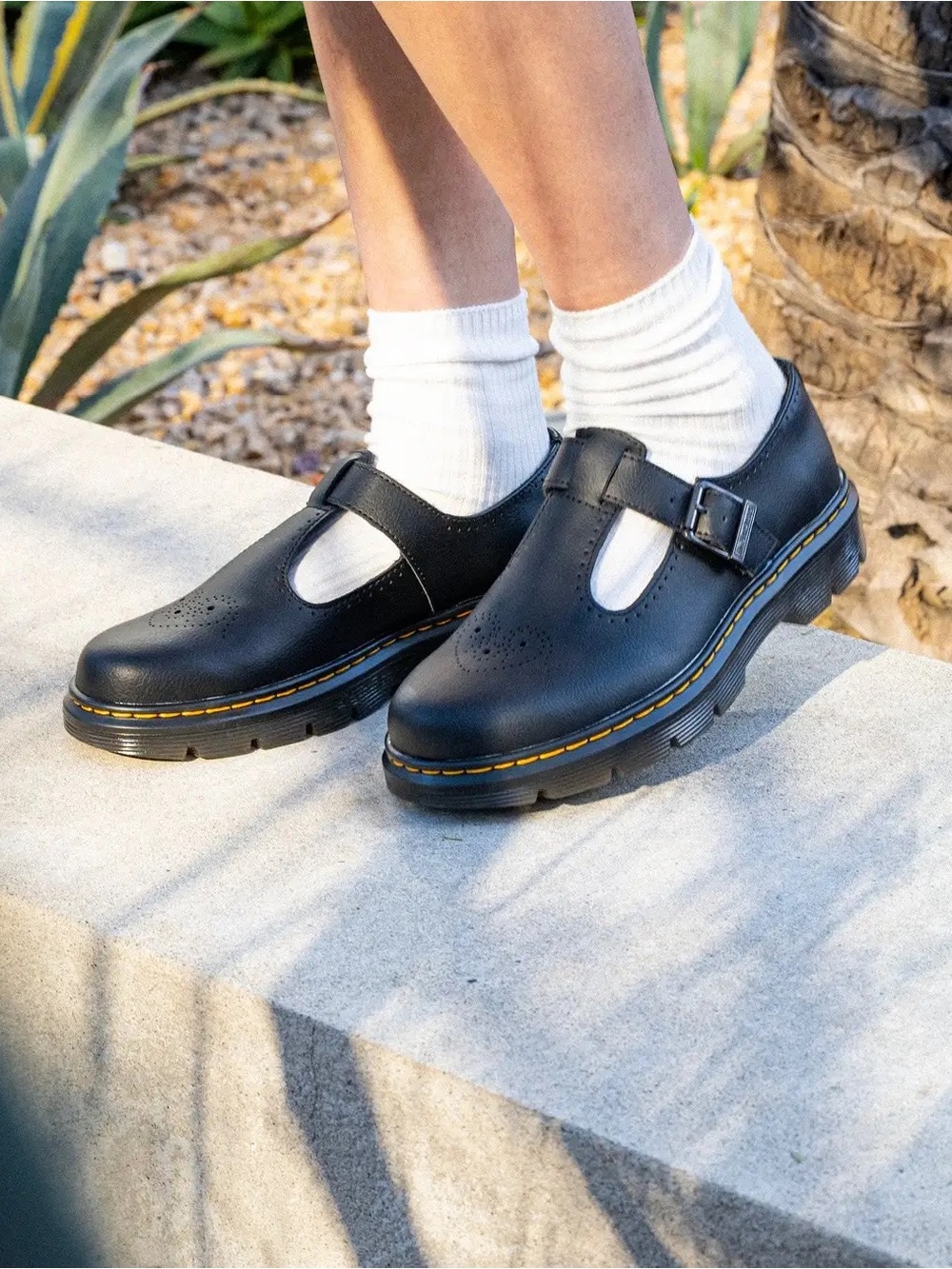 NEW DR MARTENS APRILE T STRAP MARY JANE BLACK SHOES 8